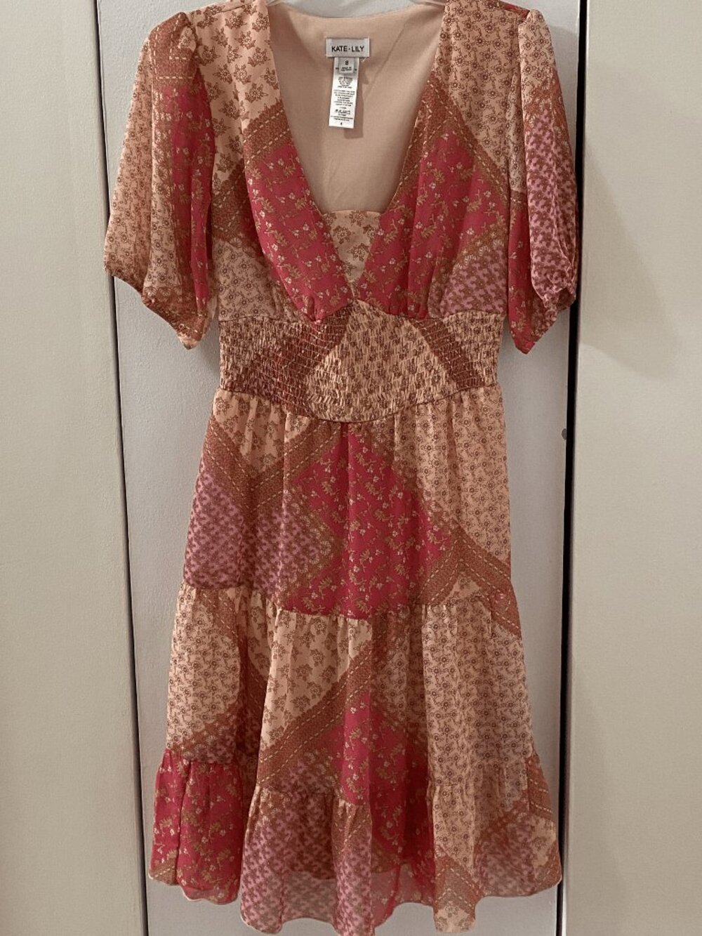 Flowy summer dress Kate and Lily. Sundress.